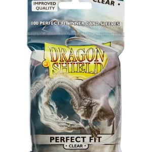 Dragon Shield - Standard Perfect Fit Toploading Sleeves - Clear/Clear (100 Sleeves)