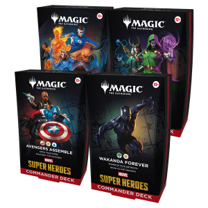 MtG - Marvel Super Heroes Commander Deck - Español - Set (los 4 mazos)