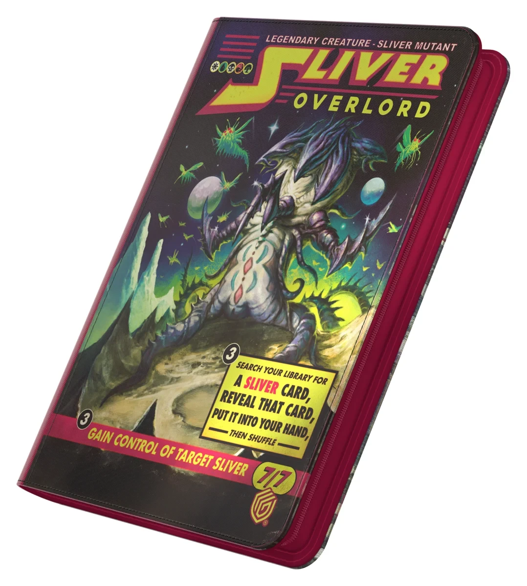 Zipfolio 360 Xenoskin Magic: The Gathering "Edge of Eternities" - Sliver Overlord - Imagen 4
