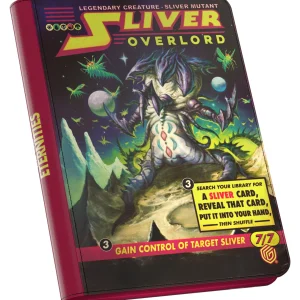 Zipfolio 360 Xenoskin Magic: The Gathering "Edge of Eternities" - Sliver Overlord