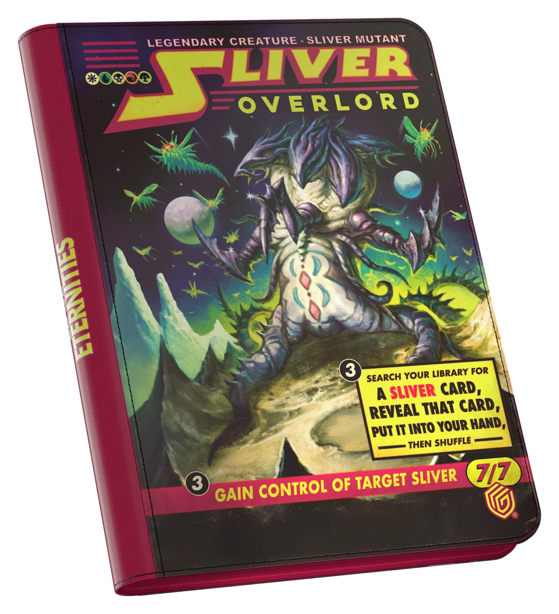 Zipfolio 360 Xenoskin Magic: The Gathering "Edge of Eternities" - Sliver Overlord