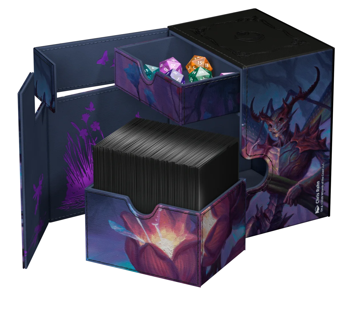 Ultimate Guard - Flip'n'Tray 133+ Xenoskin Magic: The Gathering "Lorwyn Eclipsed" - Bitterbloom Bearer - Imagen 6