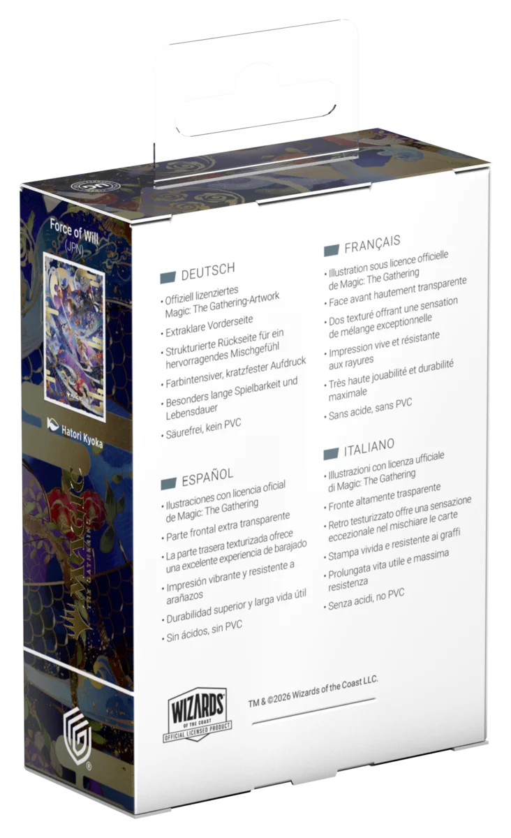 Ultimate Guard Art Sleeves MtG «Secrets of Strixhaven» - Force of Will (JPN) - Imagen 4