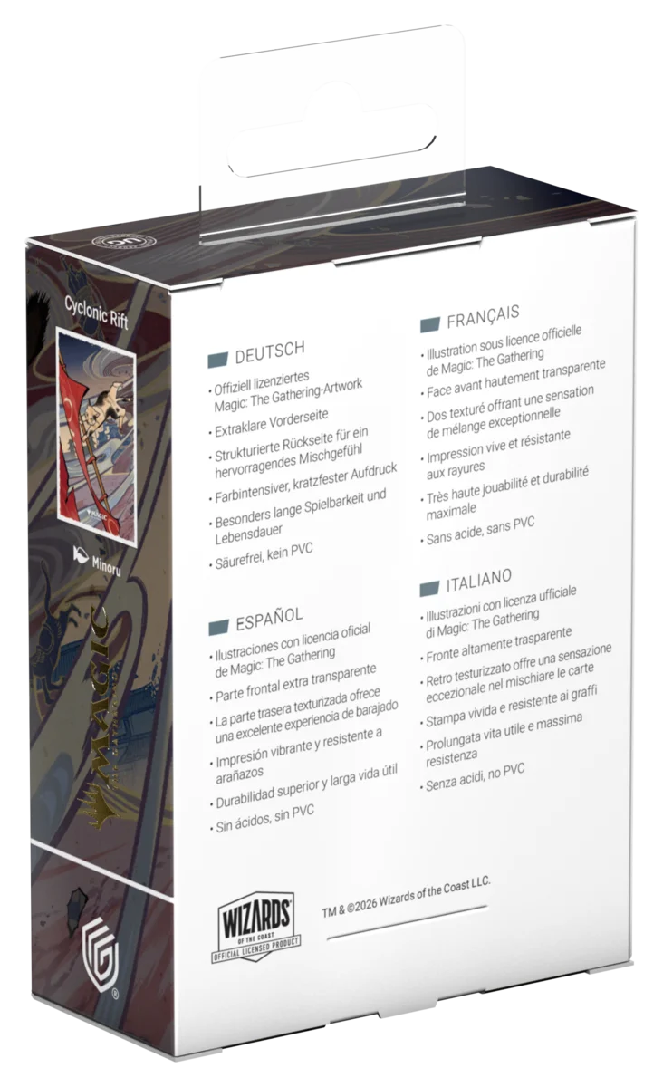 Ultimate Guard Art Sleeves MtG «Secrets of Strixhaven» - Cyclonic Rift - Imagen 4