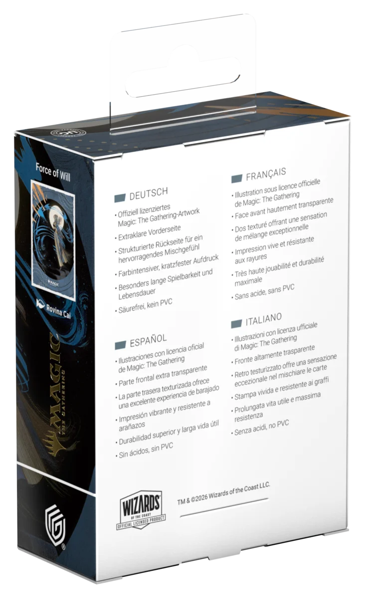 Ultimate Guard Art Sleeves MtG «Secrets of Strixhaven» - Force of Will - Imagen 4