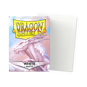 Dragon Shield - Standard Sleeves Matte (100 Sleeves) - White