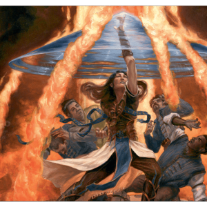 Ultra Pro - Commander Masters Fierce Guardianship Blue Playmat for Magic: The Gathering