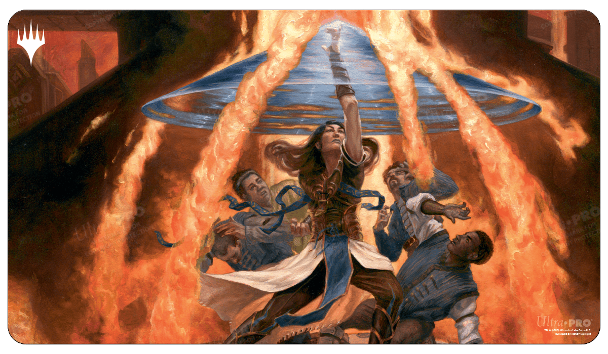 Ultra Pro - Commander Masters Fierce Guardianship Blue Playmat for Magic: The Gathering