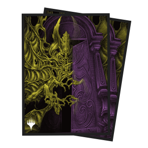 Ultra Pro - Duskmourn 100ct Deck Protector Sleeves for Magic: The Gathering - Valgavoth, Terror Eater (Double Exposure Alt)