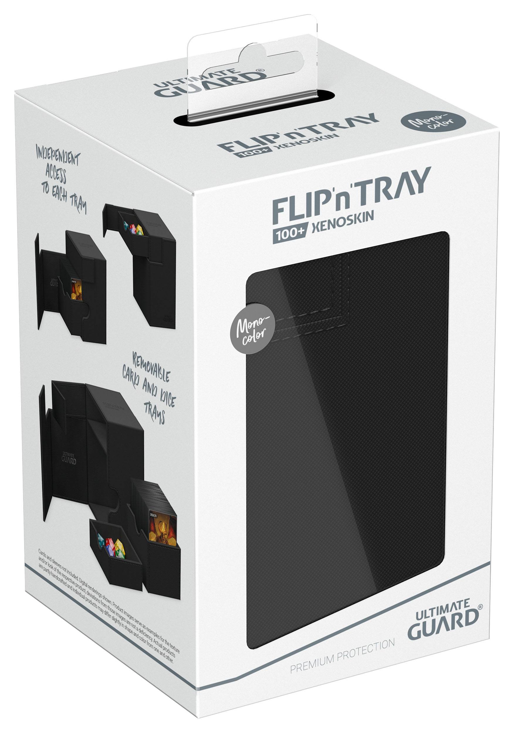 Ultimate Guard - Flip`n`Tray 100+ XenoSkin Monocolor - Black - Imagen 4