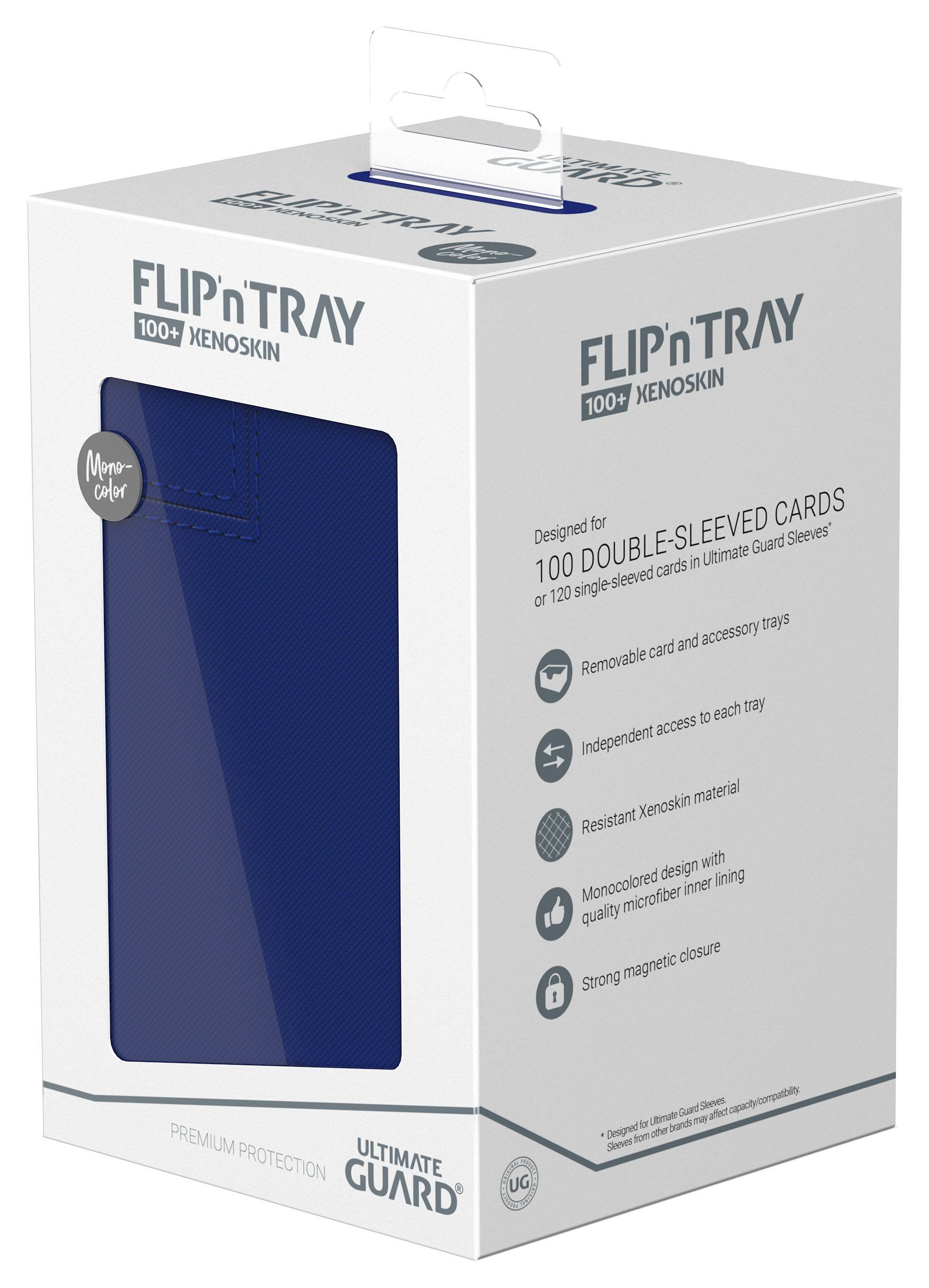 Ultimate Guard - Flip`n`Tray 100+ XenoSkin Monocolor - Blue - Imagen 3