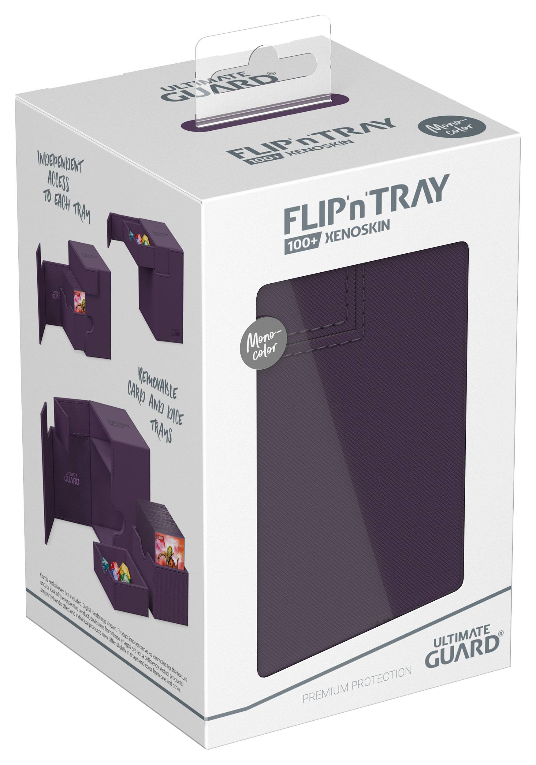 Ultimate Guard - Flip`n`Tray 100+ XenoSkin Monocolor - Purple - Imagen 4