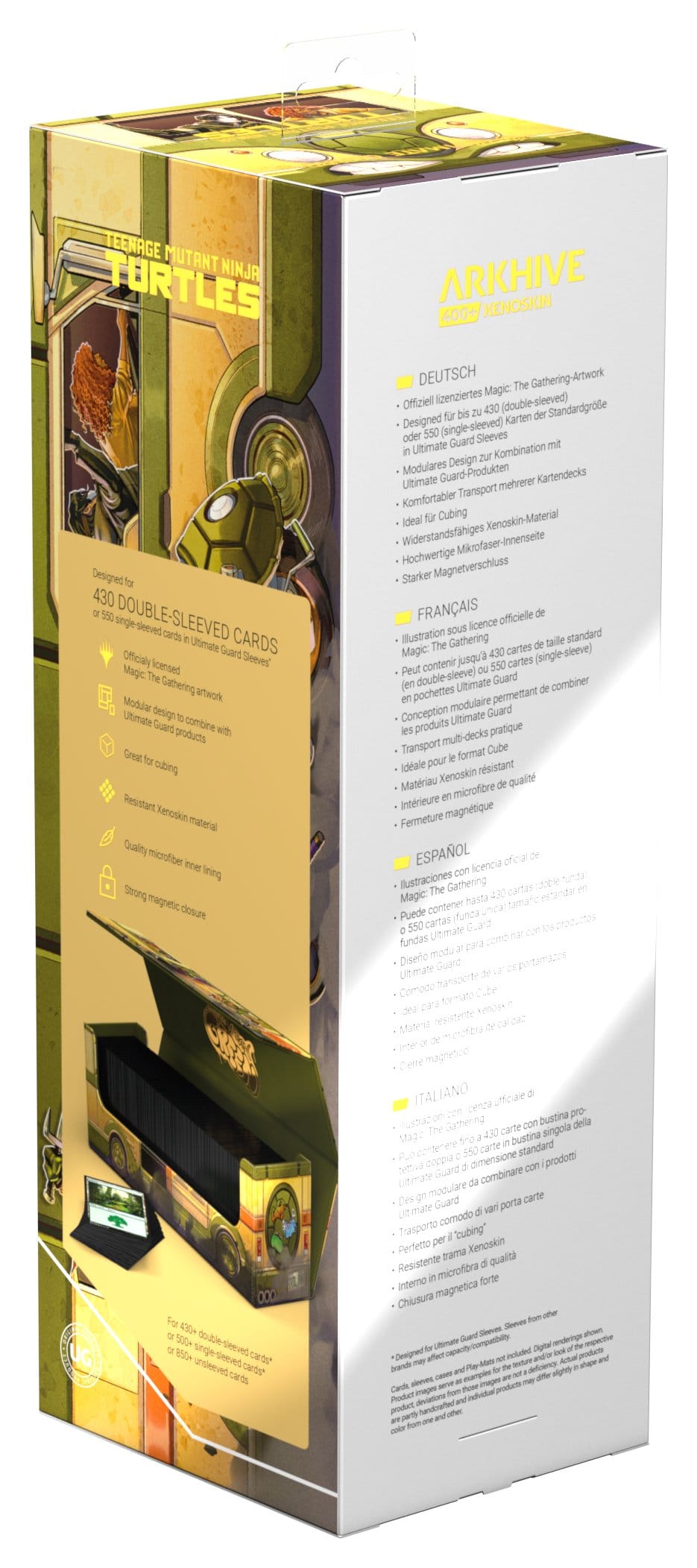 Ultimate Guard Arkhive 400+ Xenoskin Magic: The Gathering | Teenage Mutant Ninja Turtles - Turtles Van - Imagen 13