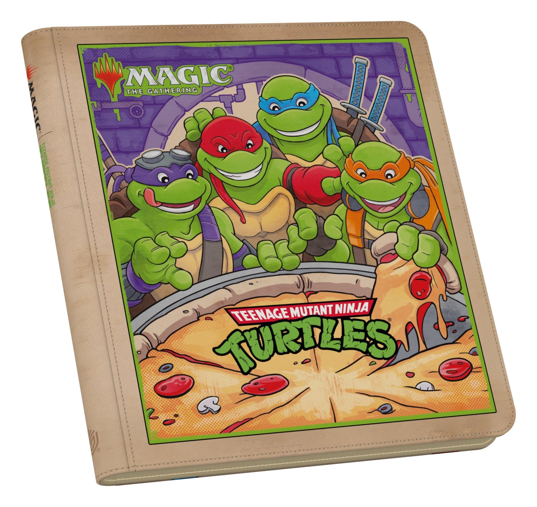 Ultimate Guard Zipfolio 480 Xenoskin Magic: The Gathering | Teenage Mutant Ninja Turtles - Pizza Box - Imagen 3