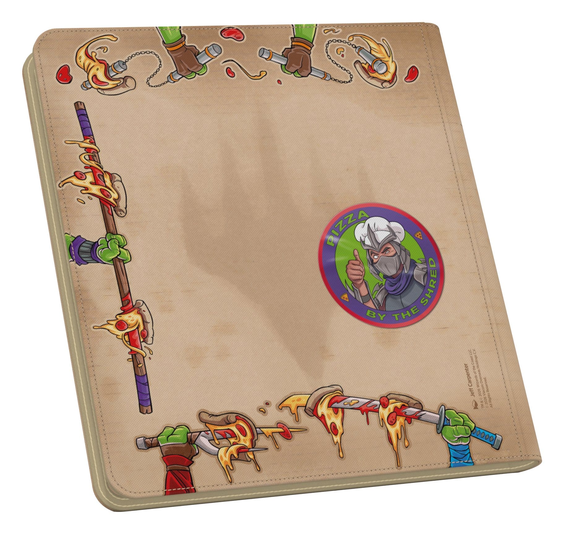 Ultimate Guard Zipfolio 480 Xenoskin Magic: The Gathering | Teenage Mutant Ninja Turtles - Pizza Box - Imagen 4