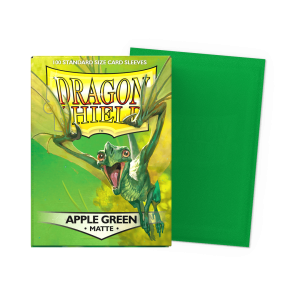 Dragon Shield - Standard Sleeves Matte (100 Sleeves) - Apple Green