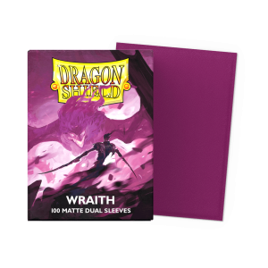 Dragon Shield - Standard Size Dual Matte Sleeves (100 Sleeves) - Wraith