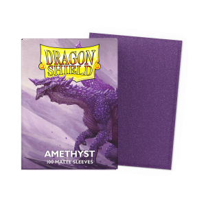 Dragon Shield - Standard Sleeves Matte (100 Sleeves) - Sparkling Amethyst