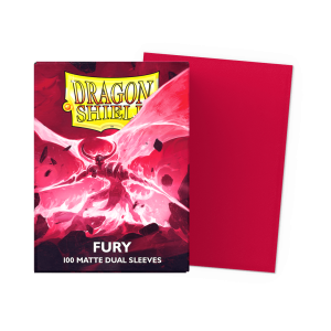 Dragon Shield - Standard Size Dual Matte Sleeves (100 Sleeves) - Fury