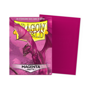 Dragon Shield - Standard Sleeves Matte (100 Sleeves) - Magenta