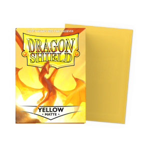 Dragon Shield - Standard Sleeves Matte (100 Sleeves) - Yellow