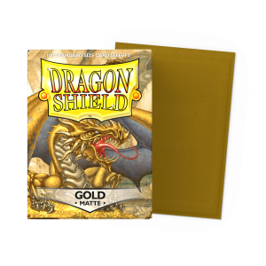 Dragon Shield - Standard Sleeves Matte (100 Sleeves) - Gold