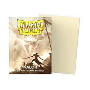 Dragon Shield - Standard Size Dual Matte Sleeves (100 Sleeves) - Valor