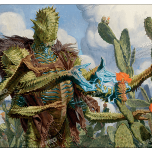 Outlaws of Thunder Junction Bristly Bill, Spine Sower Standard Gaming Playmat for Magic: The Gathering
