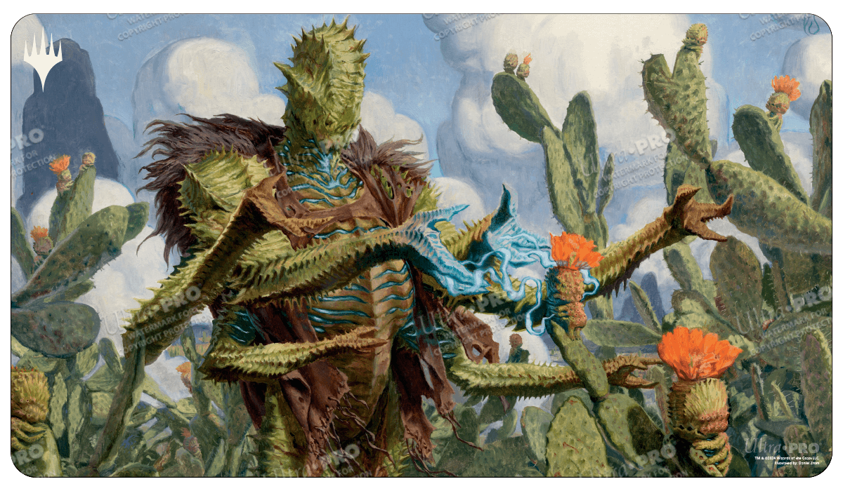 Outlaws of Thunder Junction Bristly Bill, Spine Sower Standard Gaming Playmat for Magic: The Gathering