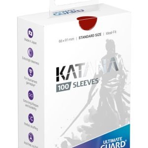 Ultimate Guard Katana Sleeves Tamaño Estándar Rojo (100)