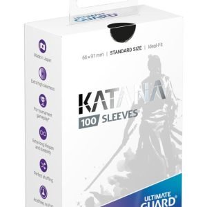 Ultimate Guard Katana Sleeves Tamaño Estándar Negro (100)