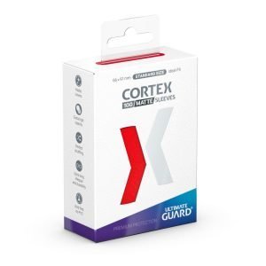 Ultimate Guard Cortex Sleeves Tamaño Estándar Rojo Mate (100)
